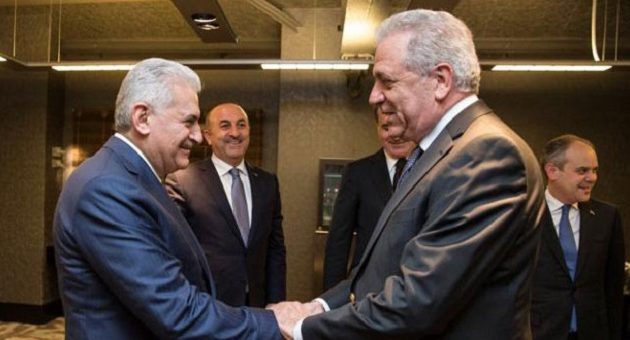 Αβραμόπουλος σε Γιλντιρίμ: Να τηρηθεί στο ακέραιο η συμφωνίας Ε.Ε.-Τουρκίας