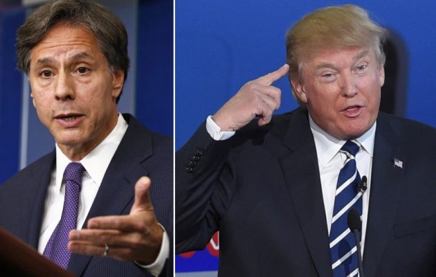 Συμβουλή Μπλίνκεν σε Τραμπ: Να υποστηρίζουμε τους Κούρδους στη Συρία και να τους σκοτώνουμε στην Τουρκία