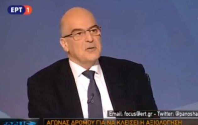 Ο Δένδιας μαλώνει δημοσιογράφο της “Κ” γιατί δεν έχει ίδια άποψη με τον Αλαφούζο (βίντεο)