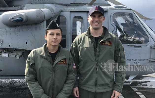 Γνωρίστε τους Έλληνες που υπηρετούν στο αεροπλανοφόρο USS George H.W. Bush (βίντεο)