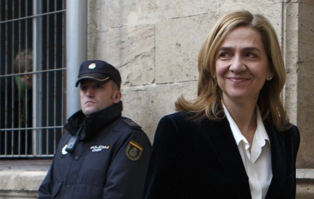 Πρόστιμο 265.000 ευρώ στην αδελφή του βασιλιά της Ισπανίας – Έξι χρόνια κάθειρξη στον σύζυγο της