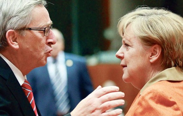 Μετά τον Μοσκοβισί “τάχωσε”(;) στη Μέρκελ και ο Γιούνκερ