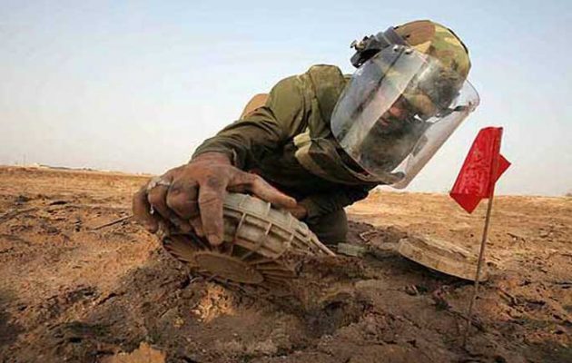 Δέκα χρόνια θα χρειαστούν για να καθαρισθεί το ιρακινό Κουρδιστάν από τις νάρκες του ISIS