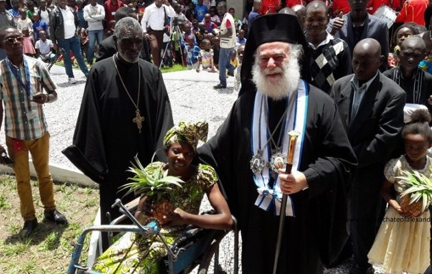 Ο Πατριάρχης Αλεξάνδρειας με τους Ορθόδοξους ιθαγενείς στο Κονγκό (φωτο)