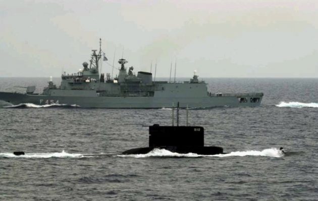 Το Πολεμικό Ναυτικό με ένα υποβρύχιο και μια φρεγάτα σε δύο επιχειρήσεις στη Μεσόγειο