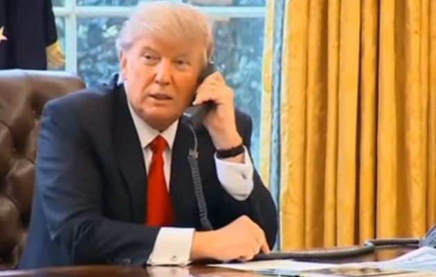 Τηλεφωνική επικοινωνία του Τραμπ με τον Πρόεδρο της Νότιας Κορέας