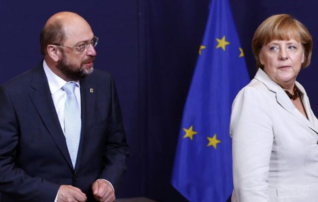 Δημοσκόπηση: Aνεβαίνει διαρκώς ο Σουλτς –  Στις τέσσερις μονάδες η διαφορά με Μέρκελ