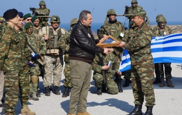 Ο Καμμένος σε Σάμο και Ικαρία – Μονάδα εθνοφυλακής κατέλαβε αεροδρόμιο (βίντεο)