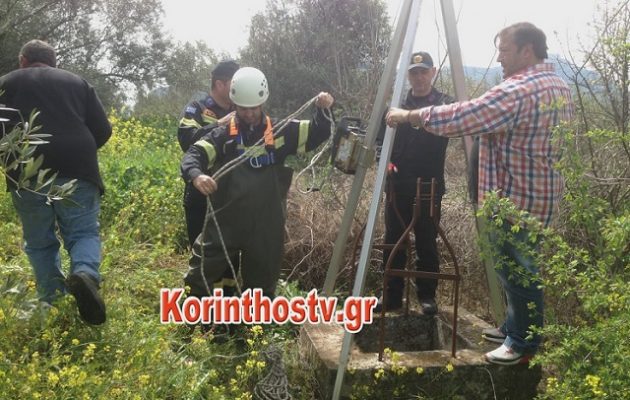 Νεκρός ανασύρθηκε από πηγάδι ηλικιωμένος στη Νεμέα (βίντεο)