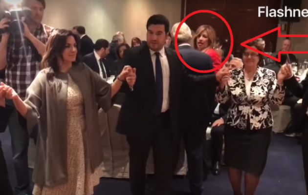 H Φώφη δεν πήγε στη Βουλή για τον Γιάννο, αλλά σε γλέντι για τον Βαρδινογιάννη (βίντεο)