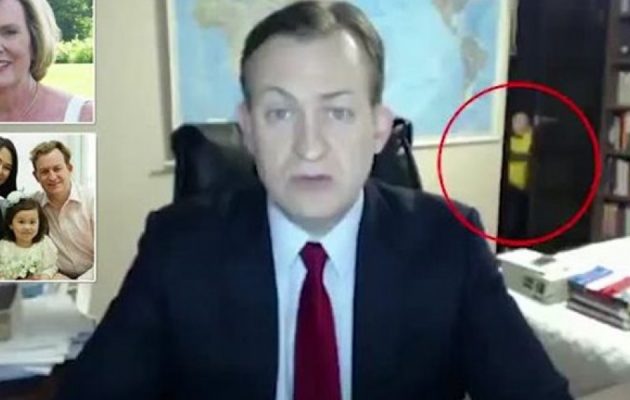 Γιατί τα παιδιά του καθηγητή τίναξαν στον αέρα τη συνέντευξη του μπαμπά τους (βίντεο)