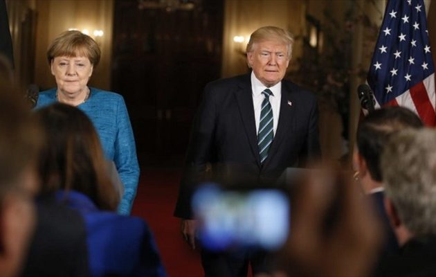 Τραμπ: Δεν επιθυμώ νίκη αλλά δικαιοσύνη – Μέρκελ: Η Γερμανία οφείλει πολλά στις ΗΠΑ