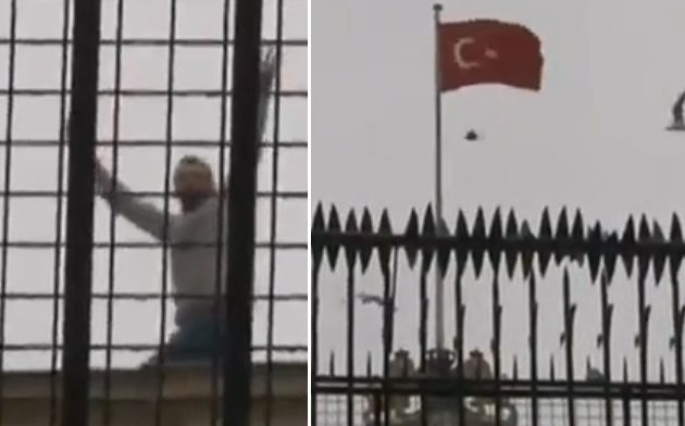 Τούρκοι ύψωσαν την ημισέληνο στο Ολλανδικό Προξενείο στην Κωνσταντινούπολη (βίντεο)