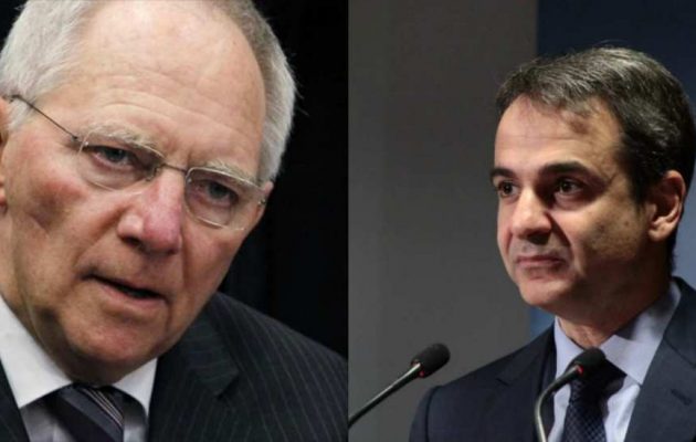 Σόιμπλε και Μέρκελ ξεμπροστιάζουν τα ψέμματα του Μητσοτάκη