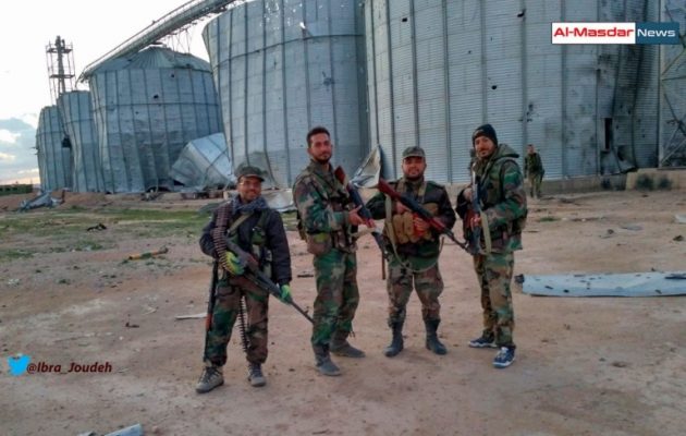 Η 5η Λεγεώνα του συριακού στρατού απελευθέρωσε τις σιταποθήκες της Παλμύρας