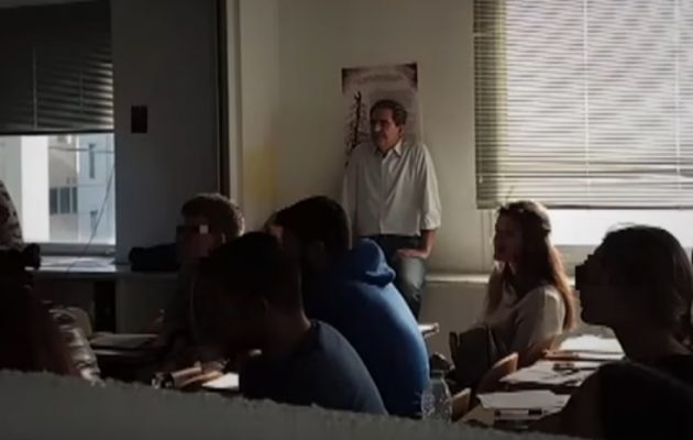Μπαχαλάκηδες την “έπεσαν” στον Συρίγο την ώρα που δίδασκε – ΝΤΡΟΠΗ! (βίντεο)