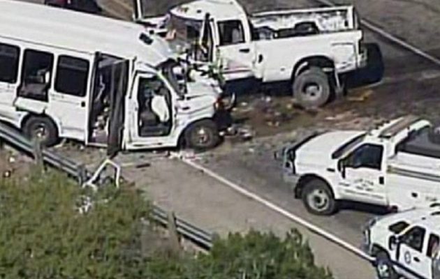 Tραγωδία στο Τέξας: 13 νεκροί σε τροχαίο δυστύχημα (βίντεο)