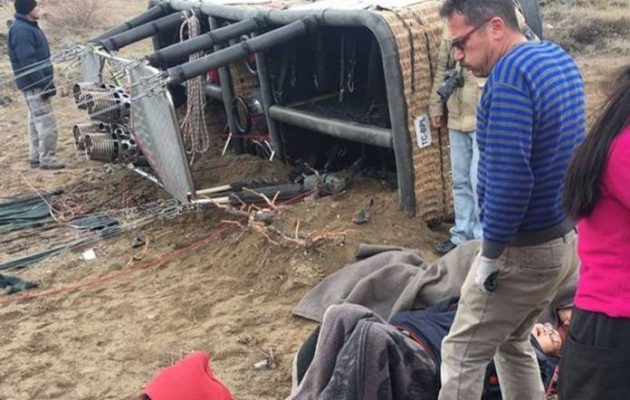 Δεκάδες τραυματίες από πτώση αερόστατων στην Τουρκία (βίντεο)