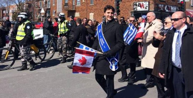 Με τους Έλληνες του Καναδά γιόρτασε ο Τριντό την 25η Μαρτίου (βίντεο)