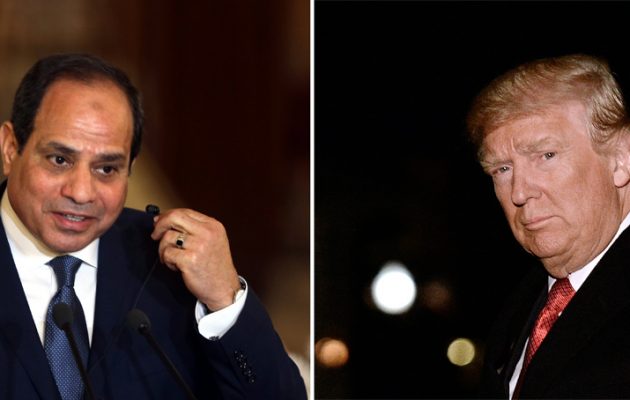 Τέλος η σκληρή πολιτική Ομπάμα για την Αίγυπτο – Συνάντηση Τραμπ-Σίσι στον Λευκό Οίκο