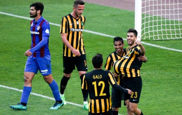 “Πολυβόλο” η ΑΕΚ 5-0 την Κέρκυρα και θέση στα paly off