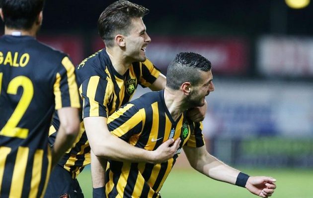 Η ΑΕΚ νίκησε 2-0 τον Πλατανιά και έκλεισε θέση στα  play off