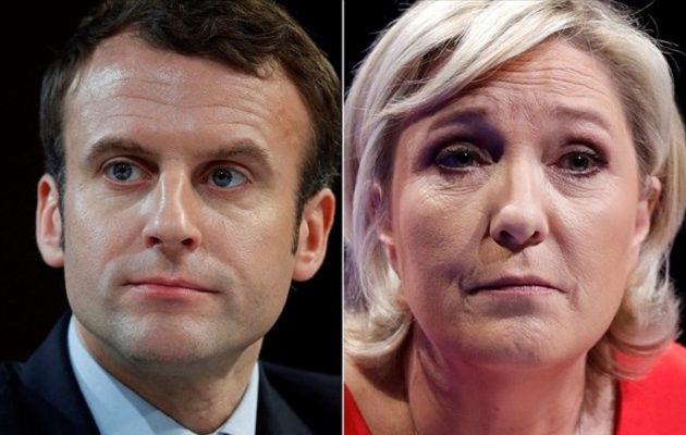 Γαλλία: Μακρόν εναντίον Λεπέν στο δεύτερο γύρο των προεδρικών εκλογών