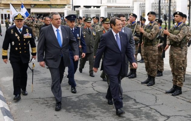 Μήνυμα Καμμένου: Η Ελλάδα πάντα δίπλα στην Κύπρο για την ενίσχυση της άμυνας της