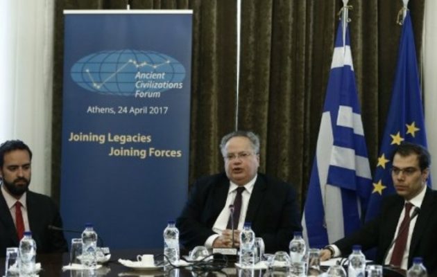 Νίκος Κοτζιάς: Έχουμε αιτήματα κι από άλλες χώρες για να συμμετάσχουν στο Φόρουμ Αρχαίων Πολιτισμών