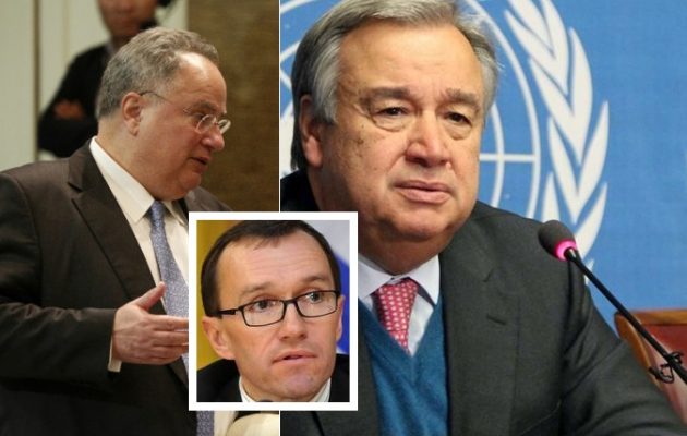 Ο Κοτζιάς έστειλε επιστολή στον Γκουτέρες και ζητά το κεφάλι του Έιντε – “Κάνει τουρκικό παιχνίδι”