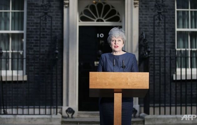 Βρετανία: Η Μέι εξηγεί γιατί αποφάσισε πρόωρες εκλογές