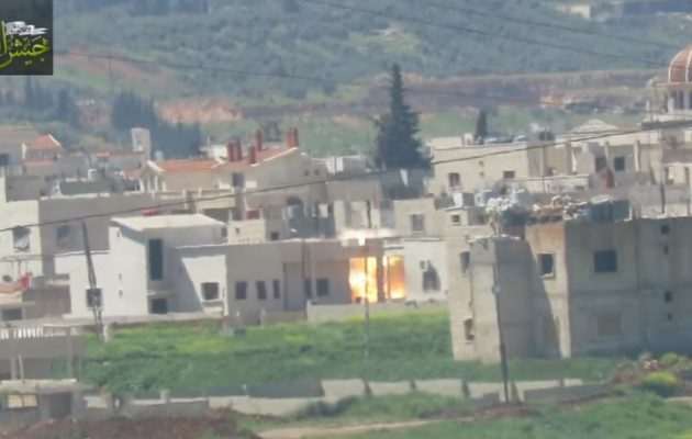 Οι μισθοφόροι της Τουρκίας βομβαρδίζουν την Ελληνορθόδοξη πόλη Μαρντέ στη Συρία