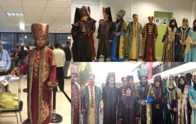 Τούρκοι μετανάστες στη Γαλλία ψήφισαν για το δημοψήφισμα ντυμένοι… Οθωμανοί