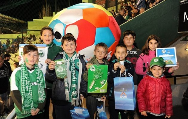 Η παιδική Κερκίδα ΟΠΑΠ στα ημιτελικά του κυπέλλου Παναθηναϊκός-ΠΑΟΚ και ΑΕΚ-Ολυμπιακός