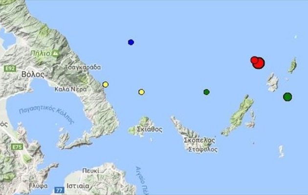 Σεισμός 4 Ρίχτερ στην Αλόννησο