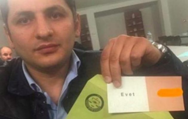 “Στελεχάρα” του Ερντογάν από τη Γερμανία “κάρφωσε” τον εαυτό του να κάνει νοθεία στο δημοψήφισμα