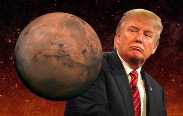 Ο Ντόναλντ Τραμπ θέλει να στείλει ανθρώπους στον Άρη στα επόμενα 3,5 χρόνια