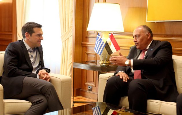 Tι συζήτησε ο Τσίπρας με τον Αιγύπτιο υπουργό Εξωτερικών