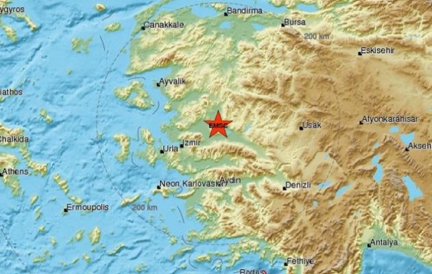 Τουρκία: Σεισμός 5 Ρίχτερ κοντά στη Σμύρνη