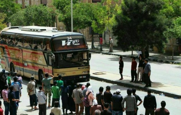 Οι τζιχαντιστές της Τζαΐς Αλ Ισλάμ που εκκενώνουν τη Ανατολική Γούτα θα μεταφερθούν ως έποικοι στην Εφρίν