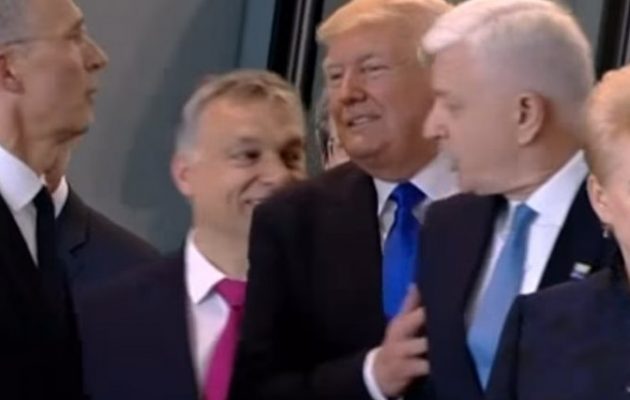 Απίστευτο βίντεο: Δείτε τι έκανε ο Τραμπ στον πρωθυπουργό του Μαυροβουνίου