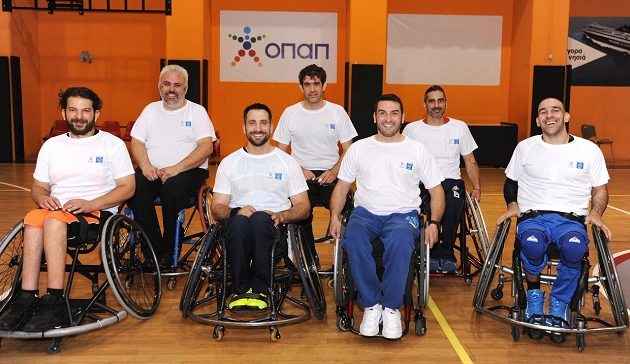 O ΟΠΑΠ στο πλευρό της Ομοσπονδίας Σωματείων Ελλήνων Καλαθοσφαιριστών με Αμαξίδιο