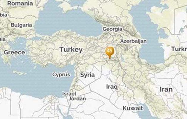Σεισμός 4,5 Ρίχτερ στην ανατολική Τουρκία