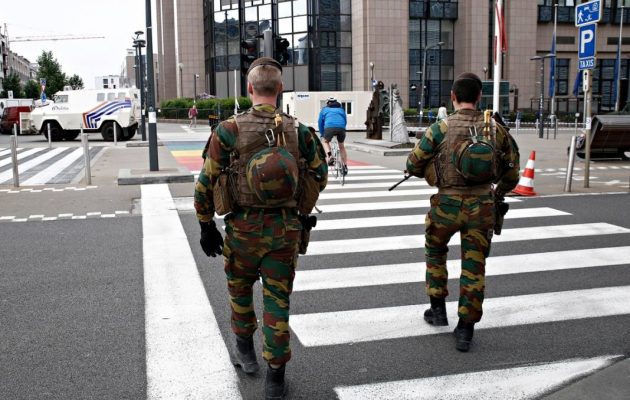 Φρούριο οι Βρυξέλλες εν όψει της επίσκεψης Τραμπ (φωτο)