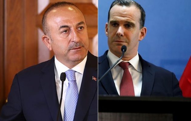 “Τσαμπουκάς” Τσαβούσογλου στις ΗΠΑ: Κατηγορεί τον ΜακΓκούργκ ως άνθρωπο των Κούρδων