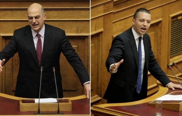 Η Βουλή θα εξετάσει την επιβολή ποινής στον Κασιδιάρη για την επίθεση στον Δένδια