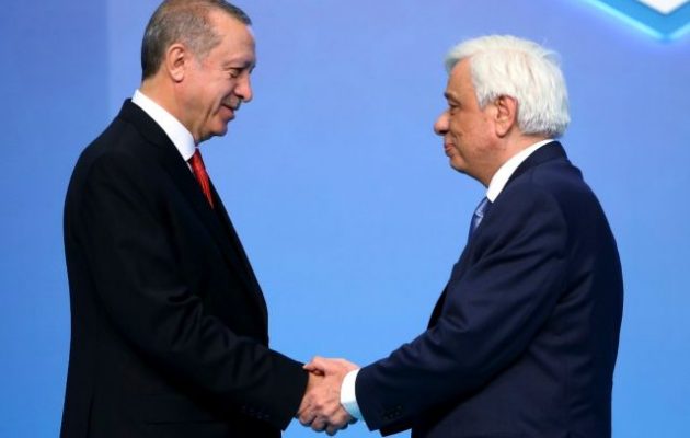 Παυλόπουλος σε Ερντογάν: Οι επιμέρους ιδιαιτερότητές μας να μην διευρύνουν τις μεταξύ μας αποστάσεις