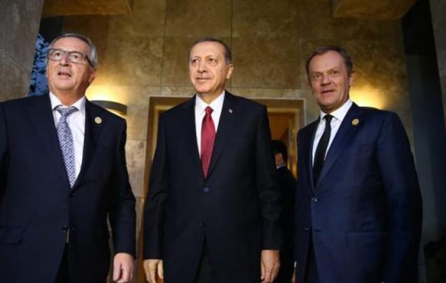 Συνάντηση Γιουνκέρ – Τουσκ με Ερντογάν στη σύσκεψη του ΝΑΤΟ