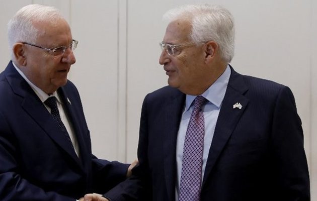 Nέος πρέσβης των ΗΠΑ στο Ισραήλ ο Ντέιβιντ Φρίντμαν
