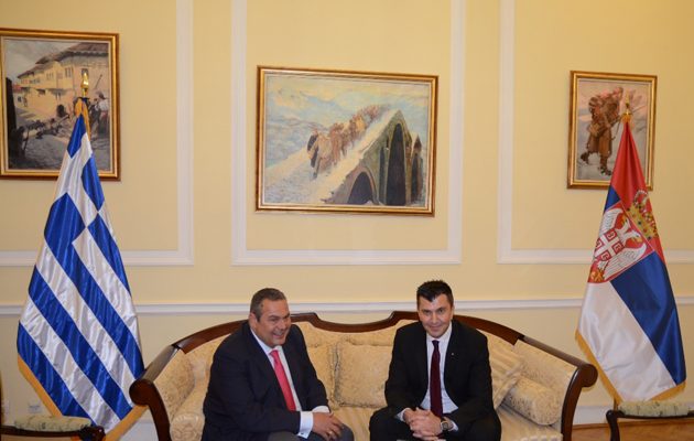 Στο Βελιγράδι ο Καμμένος – Στο επίκεντρο θέματα διμερούς αμυντικής συνεργασίας (φωτο)